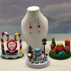 Christmas earrings
